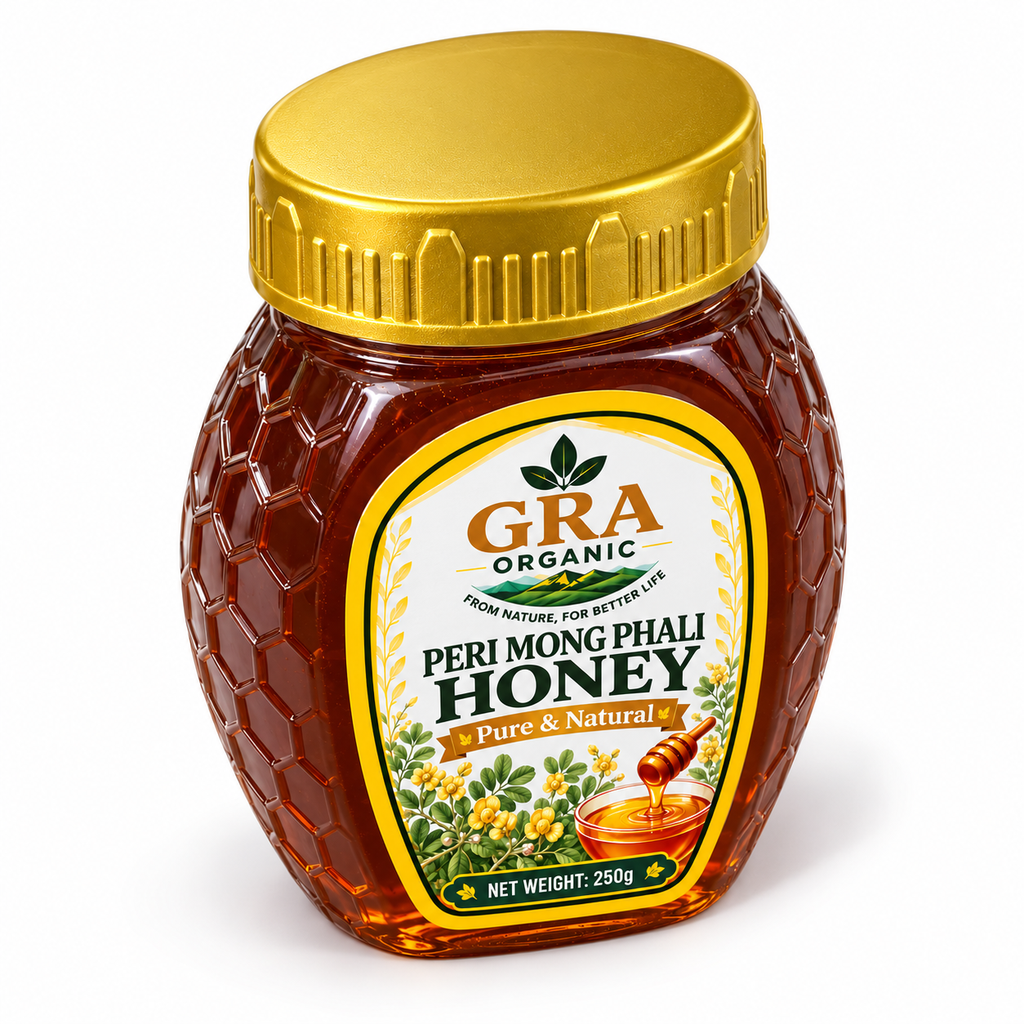 Peri Mong Phali Honey — elevated angle — 250g