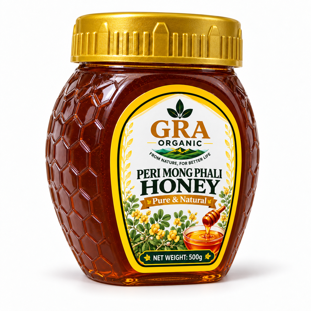Peri Mong Phali Honey — left angle — 500g